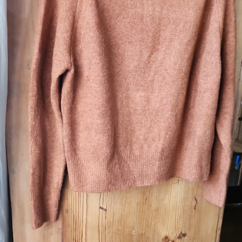Grade & Gather Brown Women's Turtleneck Sweater - Picture 4 of 7